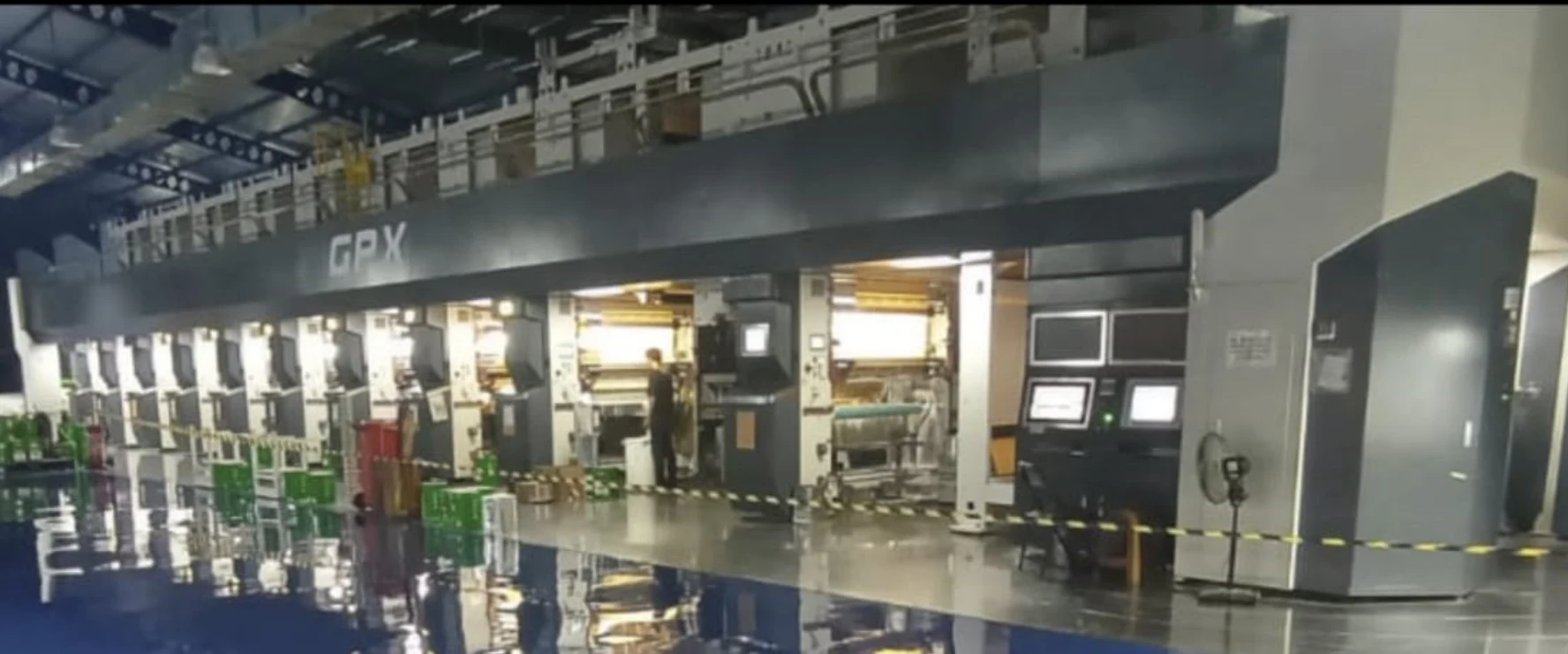 Interflex gravure printing production line